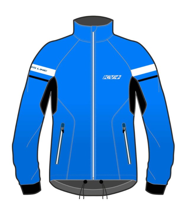 KV+ Cross XC Kids Jacket, Blue/Black/White