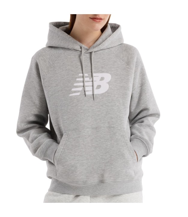New Balance Sport Fleece Logo Casual Hoodie - Women's