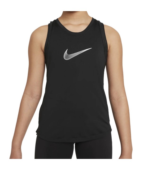 Nike Dri-FIT One Girls Training Tank, Black
