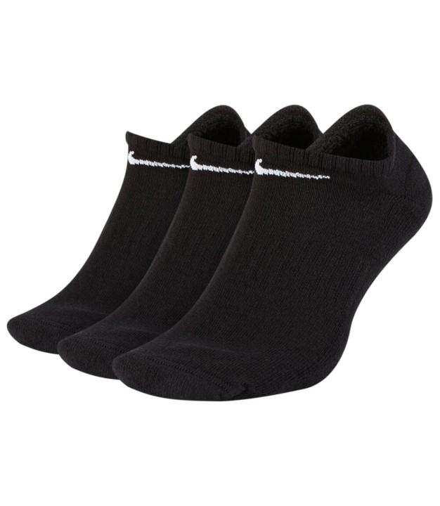 Nike Everyday Cushion No-Show, 3 Pairs, Black