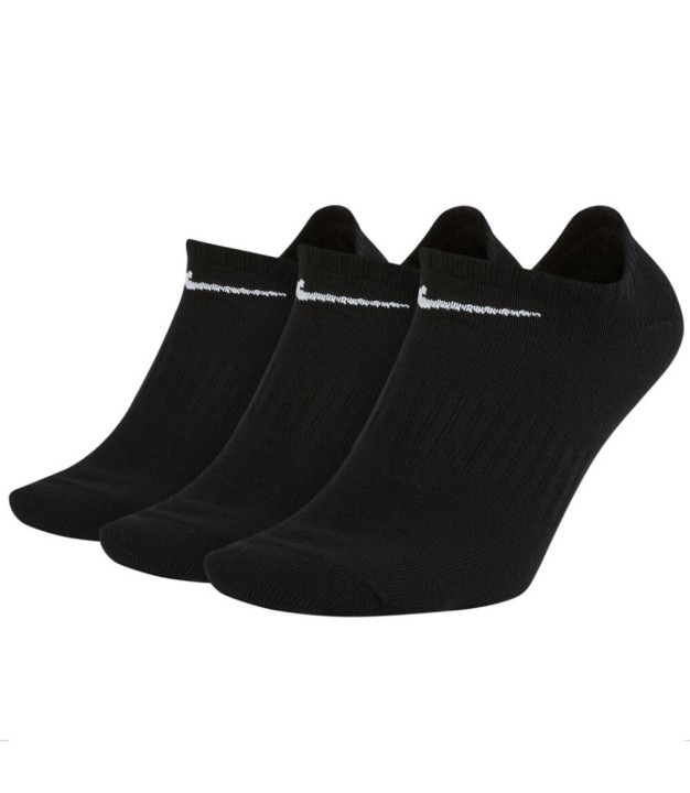 Nike Everyday Lightweight No-Show Socks, 3 Pairs, Black