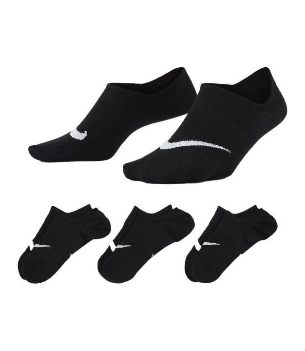 Nike Everyday Plus Lightweight Women's Training Socks, 3 Pairs, Black