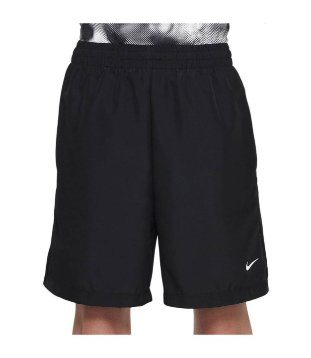 Nike Multi Boys Dri-FIT Training Shorts, Black/White