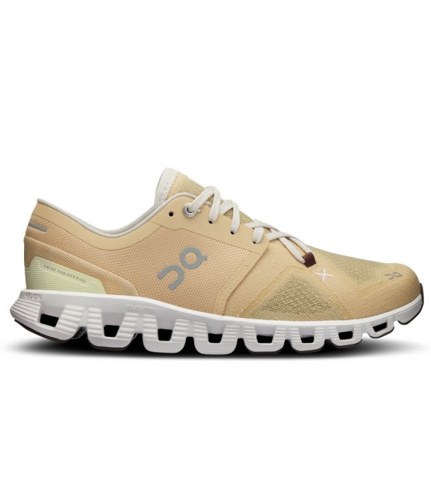 On Cloud X 3 Women's Shoes, Savannah/Frost