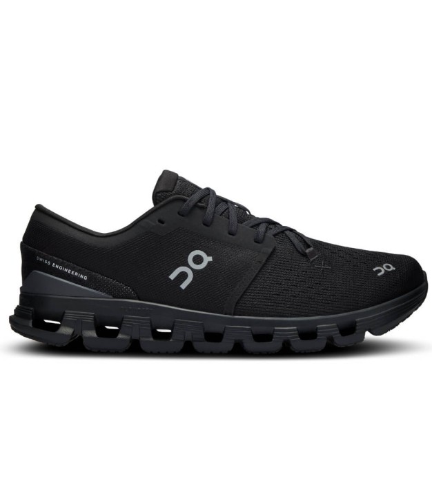 On Cloud X 4 Men's Shoes, Black/Eclipse