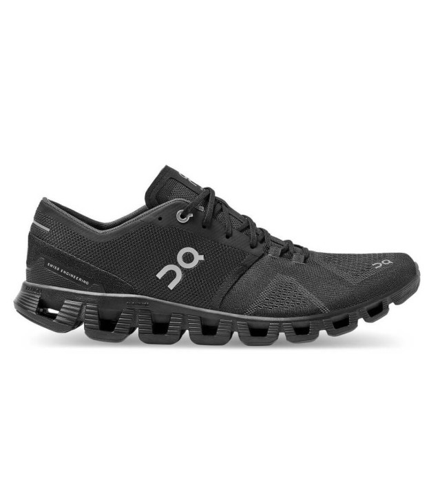 On Cloud X Men's Shoes, Black/Asphalt