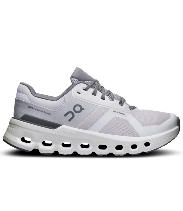 On Cloudrunner 2 Women's Shoes, Frost/White