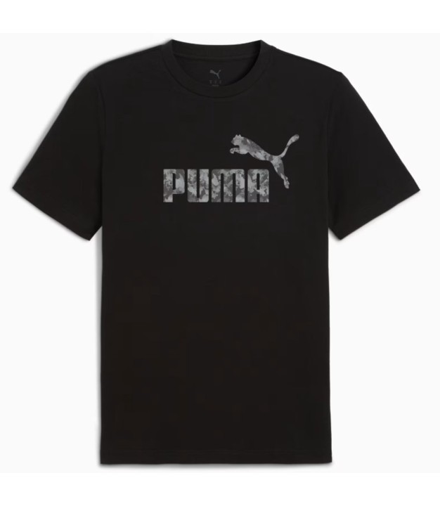 Puma Essentials Camo Men's T-Shirt, black
