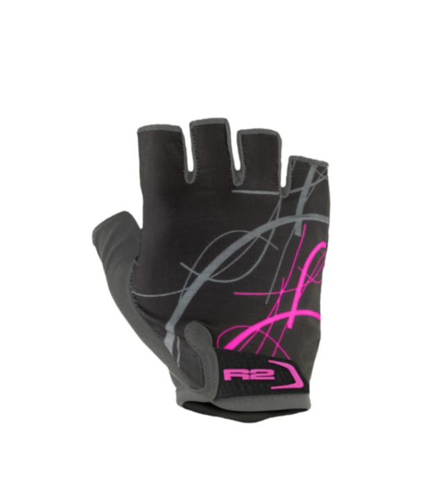 R2 Easer Bike Gloves, black/pink
