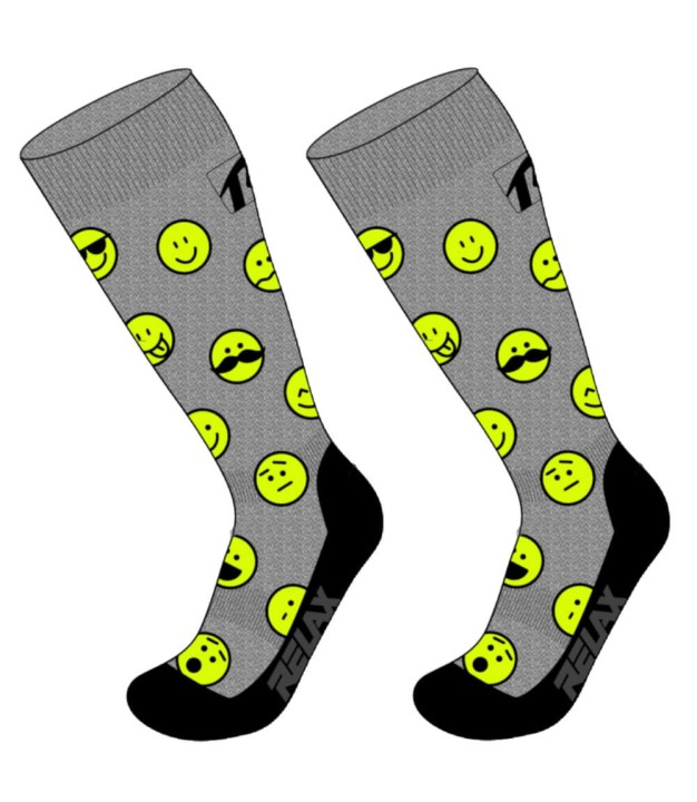 Relax Happy Kids Ski Socks, Grey