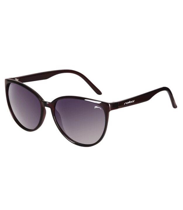Relax Leilani Women's Sunglasses, Shiny Wine/Gradient Grey