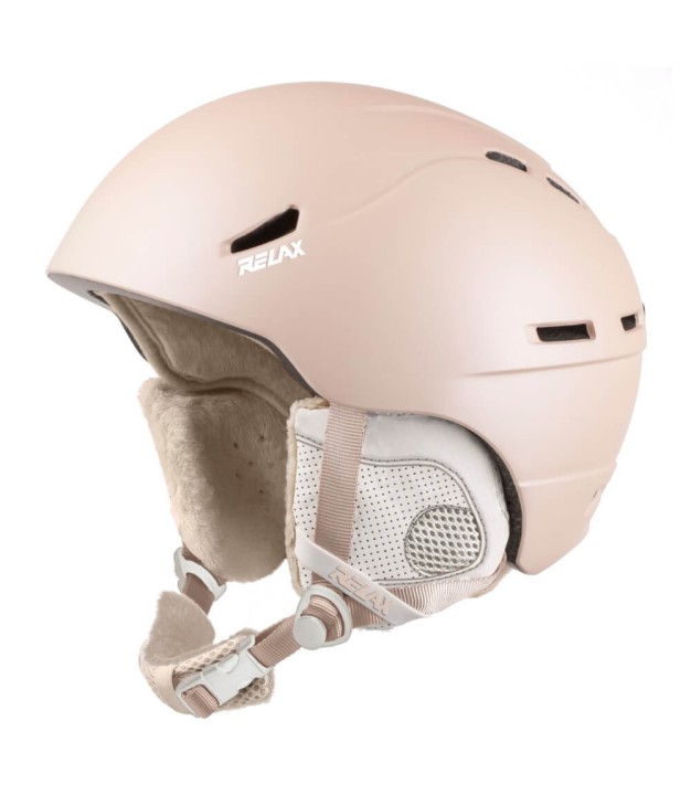 Relax Patrol Ski Helmet, Matte Pearl/Beige