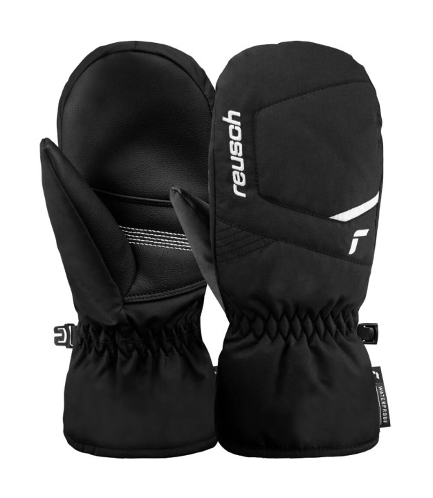 Reusch Bennet R-Tex XT Jr Kids Mittens, Black/White