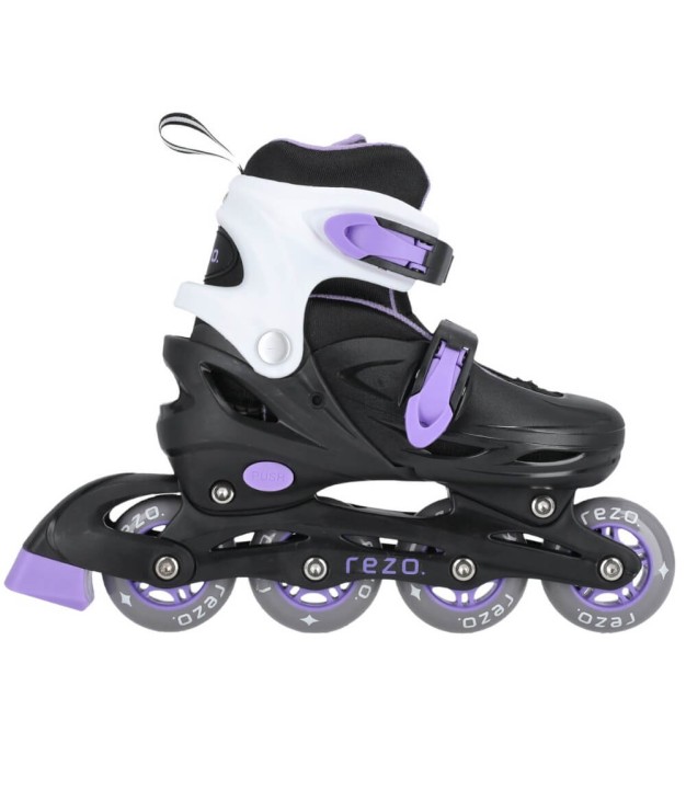 Rezo Hana Jr. Kids In-Line Skates, Black/Lilac