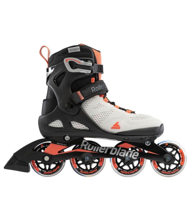 Rollerblade Macroblade 80 Women's, Glacier Grey/Coral
