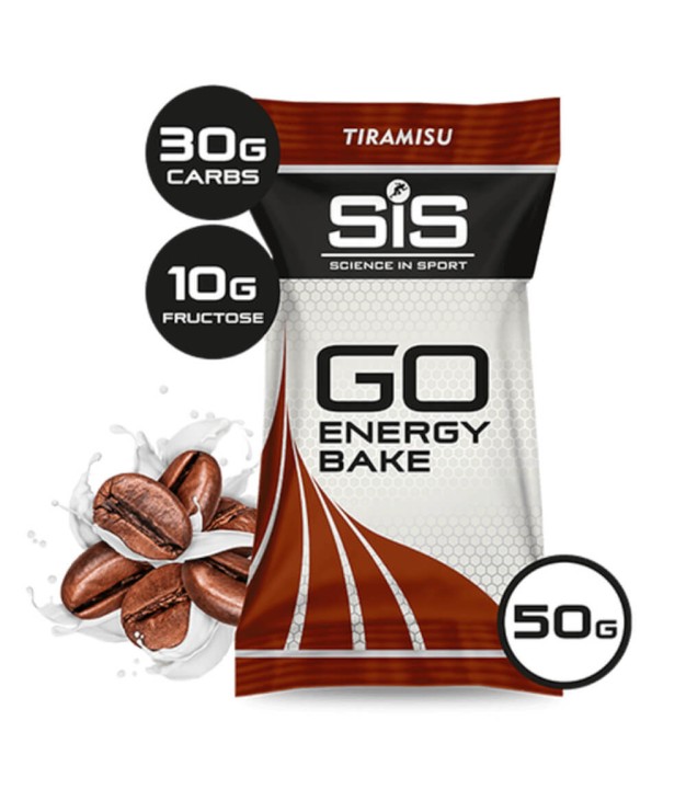 SIS Go Energy Bake Bar 50 g, Tiramisu