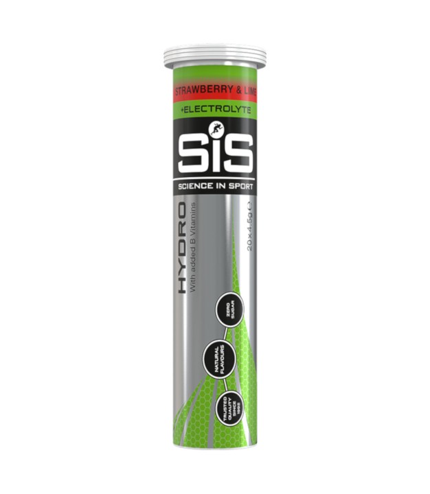 SIS Go Hydro 20 Electrolyte Tablets, Strawberry & Lime