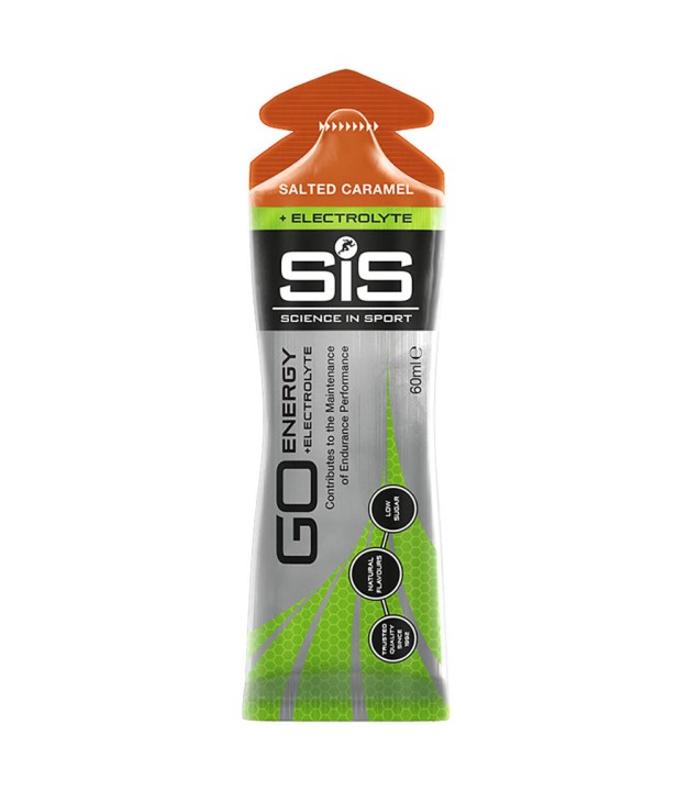 SiS Go Isotonic Energy+ Electrolyte Gel 60ml, Salted Caramel