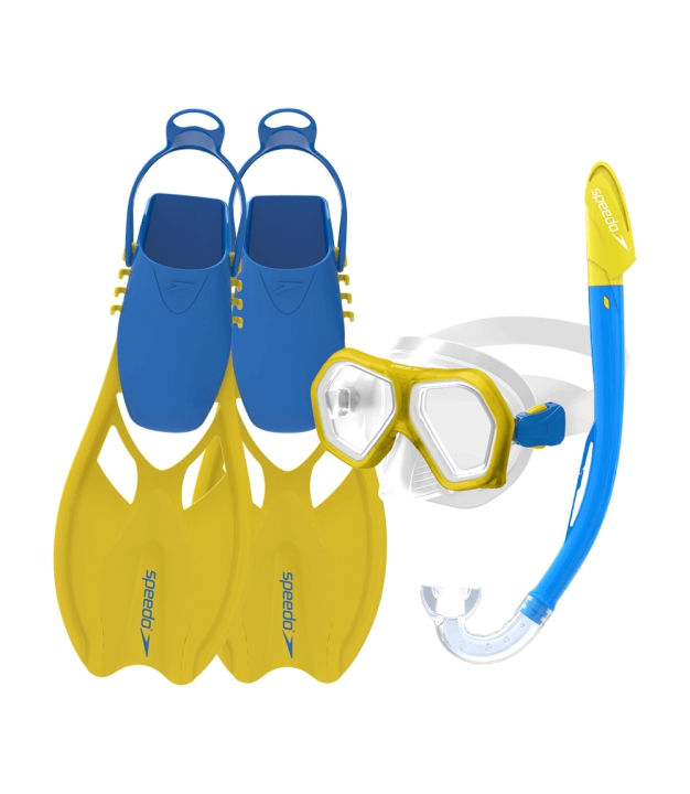 Speedo Leisure Dual Kids Set, yellow/royal