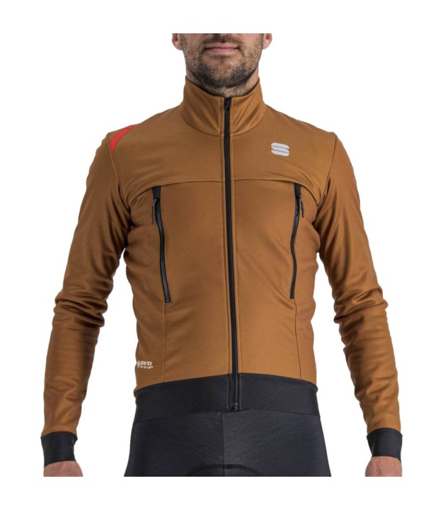 Sportful Fiandre Warm GTX Men's Jacket, Leather