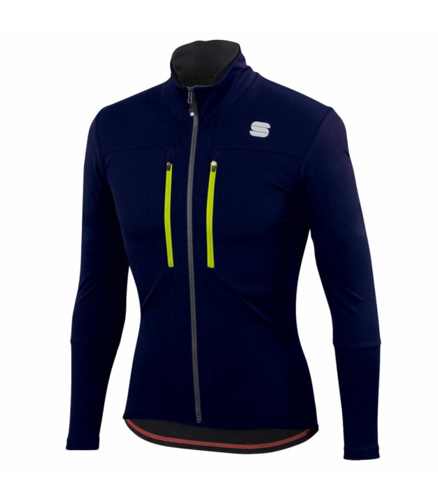 Sportful GTS Men's Jacket, Blue/Yellow