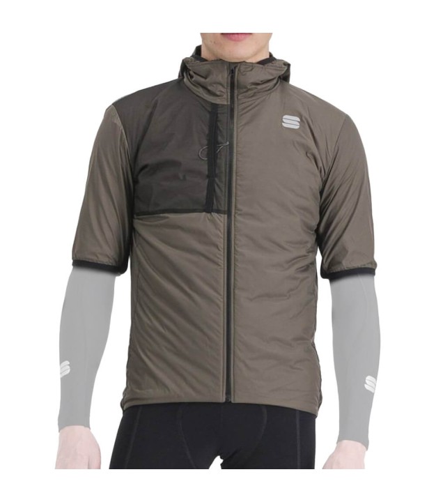 Sportful Supergiara Puffy Men's Short Sleeve, Beetle