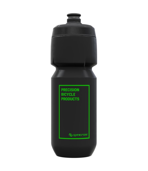 Syncros G5 Corporate Water Bottle PAK-10, 0.8L, Black/Green