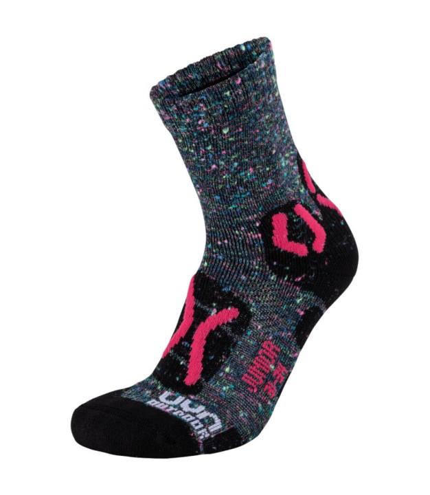 UYN Explorer Kids Outdoor Socks, Grey/Multicolor