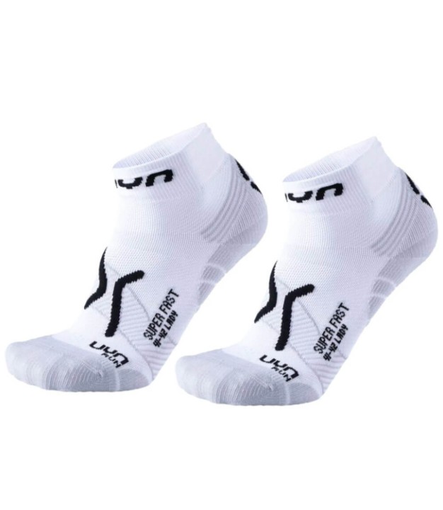 UYN Run Super Fast Women's Socks, White/Black