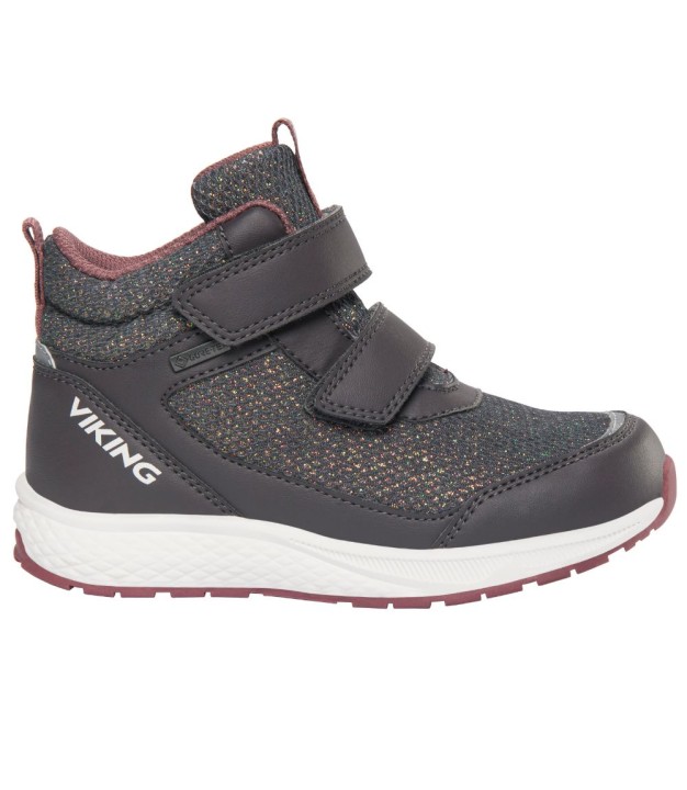 Viking Bouncy Glitter Mid GTX 2V Casual Shoes - Kids
