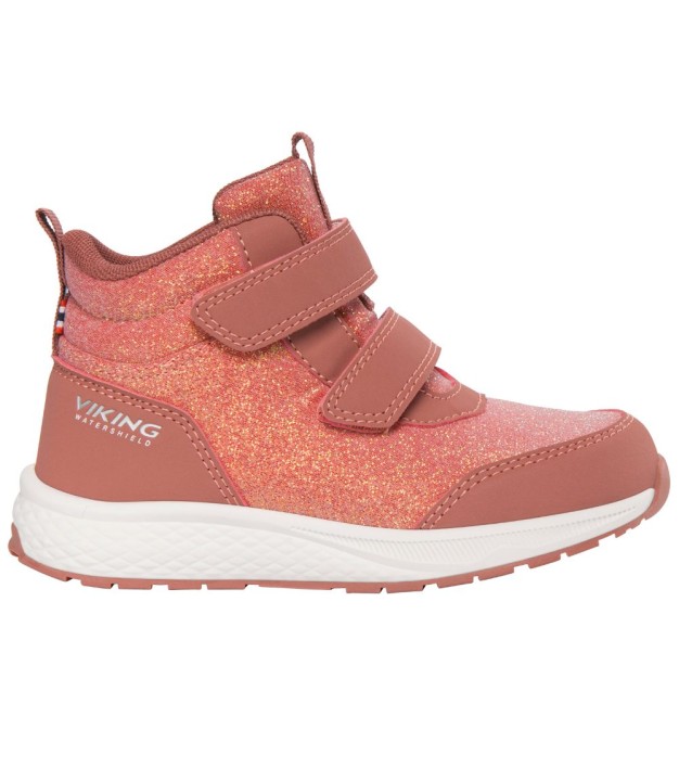 Viking Bouncy Glitter Mid WP 2V Casual Shoes - Kids