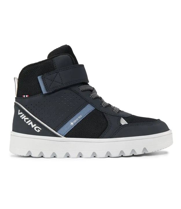 Viking Fleek Jr Velcro GTX Kids Winter Boots, Black