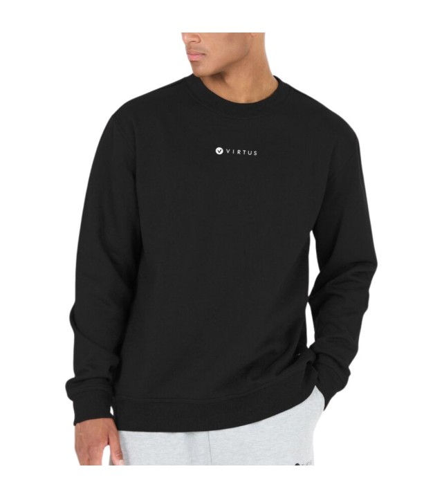 Virtus Deran Men's Crew Neck, Black