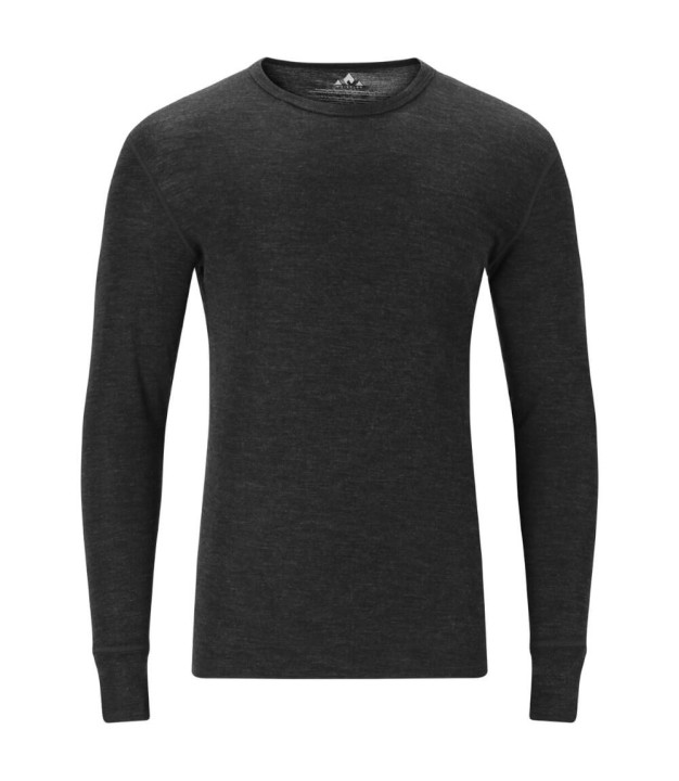Whistler Cerro Men's Merino Wool Baselayer Tee, Black