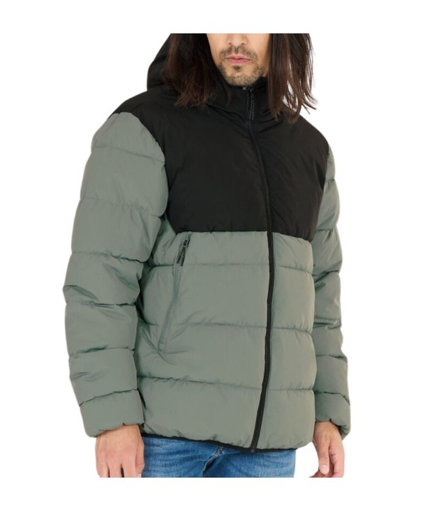 Whistler Sareto Men's Puffer Jacket, Black/Green