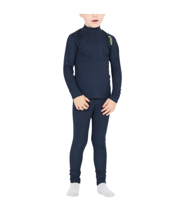 ZigZag Panda Ski Underwear Kids Set, Navy